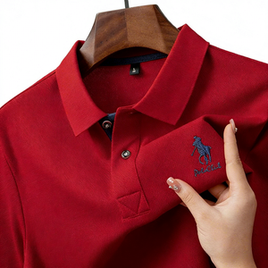 Polo pour hommes en promotion – T-shirts polo respirants avec logo brodé personnalisé – Vêtements et accessoires pour hommes - Product Image 4