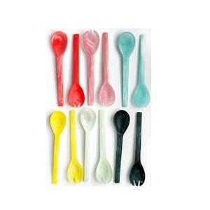 Cuchara de Resina Ecológica de Lujo para Servir la Cena, con Acabado Espejo y Mango Largo, para el Hogar, Hotel, Cocina, Vajilla, Fiestas - Product Image 6