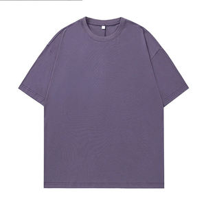 Men's T-shirts High Quality Custom <b>logo</b> Plain Blank Streetwear Tshirt Crewneck Oversized Tee - Product Image 6