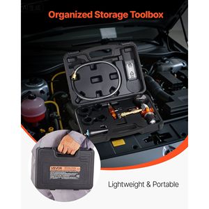 Kit Portatile per il Riempimento Sottovuoto del Radiatore per Sistemi di Raffreddamento Automobilistici, Strumento di Riempimento del Liquido Refrigerante con Manometro - Product Image 6