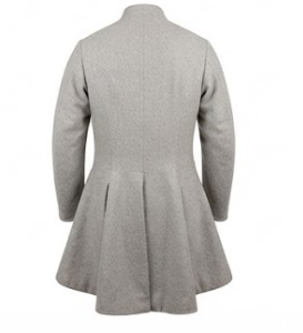 Manteau long pour homme en mélange de laine gris, style rétro, boutonné sur le devant, vêtement d'extérieur historique - Product Image 4