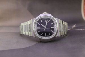 Reloj de Moissanita con Incrustaciones de Diamantes Incoloros para Hombre, Venta al Por Mayor de Fábrica, Mejor Precio al Por Mayor, Alta Calidad - Product Image 6