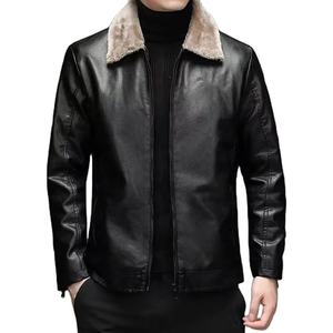 Veste en cuir pour homme en gros, nouveau design décontracté avec ceinture latérale, par le fabricant - Product Image 2