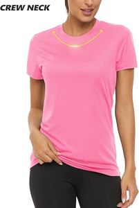 Camiseta de Verano para Mujer, 100% Algodón, Transpirable, Corte Holgado, Nueva Colección, Alta Calidad, Servicio OEM, Precio Económico, Gran Venta - Product Image 3
