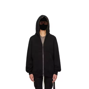 Sweat à capuche zippé pour homme 2025, logo personnalisé, doux, haute qualité, 100% coton, pour l'hiver, design personnalisé en vente - Product Image 1