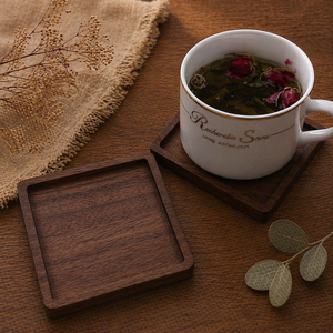 Posavasos de Madera Natural Hechos a Mano, Juego de Posavasos Minimalistas, Protectores de Mesa Ecológicos para Tazas de Café, Tazas, Vasos, Comedor - Product Image 3
