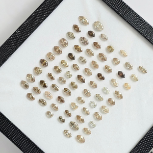 Diamantes Sueltos Multicolores Cultivados en Laboratorio, Corte Marquesa, Pera y Ovalado, para Selección de Piedras Centrales de Anillos y Aretes - Product Image 2