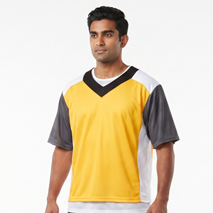 Maillot de lacrosse pour homme à col en V, en mesh sublimé, manches courtes, vêtements de sport pour homme - Product Image 5