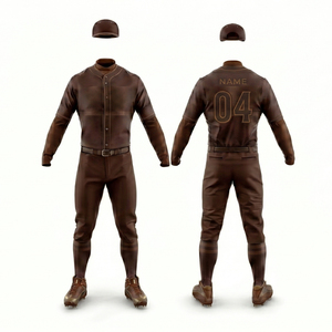Reasonable Price Adult <b>Baseball</b> Uniform-Practice Wear New Arrival Latest Design 100% Polyester Moisture-Wicking Breathable Quick - Product Image 3