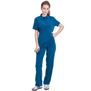 Tenues médicales en toile de rayonne/PE/Spandex VN SUPPLIERS – Combinaison confortable pour salon de beauté et vêtements d'hôpital pour femmes – OEM/ODM – Échantillon gratuit - Product Image 1