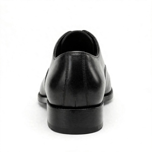 Los Mejores Zapatos Oxford de Vestir para Hombre, 100% Cuero Genuino, Punta Puntiaguda, con Cordones, Color Sólido, para Oficina, Carrera Profesional, Todas las Temporadas, de BD - Product Image 5