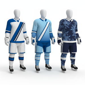 Conjunto de Jersey de Hockey sobre Hielo Sublimado 2026, Uniforme de Equipo Personalizado, Venta al Por Mayor, Fabricante OEM/ODM, Ropa Deportiva de Alta Calidad - Product Image 4