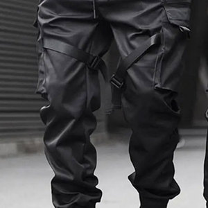 Pantalones cargo para hombre con bolsillos con cremallera para un almacenamiento seguro en movimiento, pantalones cargo informales para hombre - Product Image 4