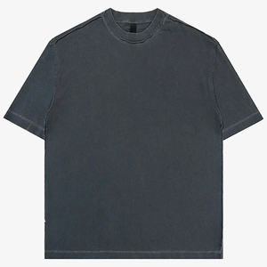 Camiseta de Verano para Hombre, Camiseta Lavada de Manga Corta, Camisetas Personalizadas, Camiseta de Algodón Orgánico, Camiseta Oversize para Hombre - Product Image 2