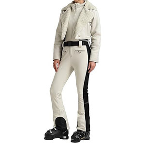 Traje de Esquí de Una Pieza para Mujer, Mono de Snowboard con Cuello de Piel Sintética, Ajuste Delgado, Impermeable, Cortavientos y Aislado para Invierno - Product Image 1