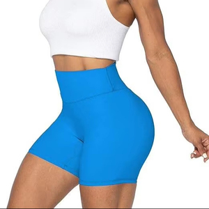 Shorts modernes pour femmes avec taille haute sécurisée et tissu à séchage rapide, idéaux pour le fitness et les activités estivales en plein air - Product Image 1