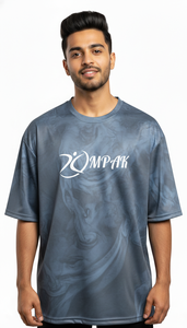 เสื้อยืดโอเวอร์ไซส์ลำลองสำหรับผู้ชาย สไตล์สตรีทแฟชั่นแนวเมือง - Product Image 2