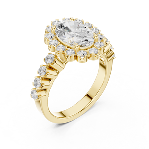 Bijoux scintillants 14K Bague réglable avec diamant CZ pour un usage quotidien - Product Image 6