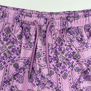 Shorts de basketball personnalisés en sublimation pour l'été, certifiés BSCI, pour hommes, en maille, pour le sport, la gym, le fitness et la course à pied - Product Image 3