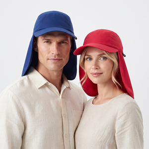 Gorra de Protección UV para Verano, Sombrero para Pesca al Aire Libre con Solapa Extraíble para el Cuello, Gorra Deportiva Transpirable Unisex - Product Image 1