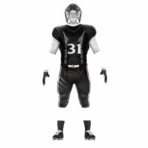Uniformes Clásicos de Fútbol Americano con MOQ Bajo, Color Sólido, Costuras en Contraste, Costuras Reforzadas, Conjuntos de Equipación Personalizados para Equipos - Product Image 2