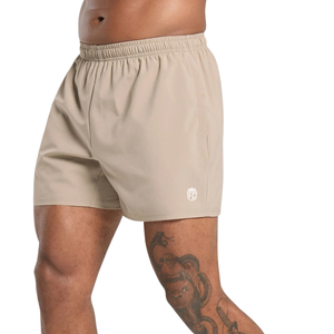 Pantalones Cortos Deportivos para Hombre, 5 Pulgadas, Ligeros, para Gimnasio, Entrenamiento, Fitness, Color Gris Guijarro - Product Image 4