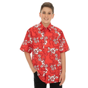 2026 New Bulk Wholesale Hawaiian Shirts Men Tropical Casual Summer Shirts Custom Printed Lightweight Polyester Beach <b>Tops</b> - Product Image 5