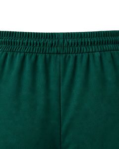 Shorts de sport pour femmes vert foncé et jaune, séchage rapide, respirant, pour la gym, le fitness, décontracté, été, taille élastique, vêtements de sport - Product Image 3