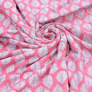 Tissu 100% coton doux et pur à imprimé floral pour vêtements - Robe indienne pour robes, rideaux, vêtements de nuit, jouets - Léger - Product Image 3