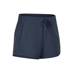 Shorts de sport décontractés pour femmes, taille haute, en spandex, rose, avec cordon de serrage, taille élastique, séchage rapide, avec poches - Product Image 6