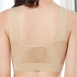 Sujetador Deportivo Acolchado y Transpirable con Logotipo Frontal para Mujer, Top Deportivo sin Costuras con Soporte Alto para Gimnasio y Entrenamiento - Product Image 2