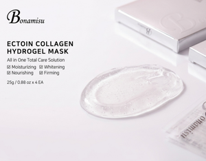 Masque Hydrogel au Collagène et à l'Ectoïne BONAMISU 25g – Masque Coréen Hydratant et Raffermissant Anti-rides au Glutathion pour Soin de Nuit - Product Image 6