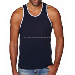 Débardeur de sport en coton pour homme, vente en gros, pas cher, débardeur uni, vente en gros, débardeur pour homme sans manches, respirant, à séchage rapide - Product Image 1