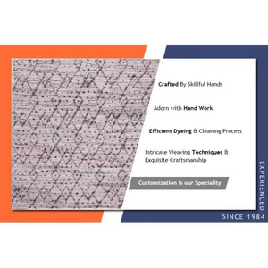 พรมทอผ้าฝ้ายสุดหรู ทันสมัย ขายดี เหมาะสำหรับตกแต่งบ้าน นุ่ม ทนทาน ใช้ได้กับห้องนั่งเล่น ห้องนอน สำนักงาน กำลังลดราคา - Product Image 6