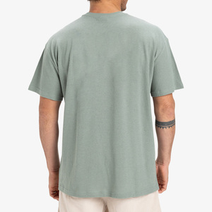 เสื้อยืดคอกลมแขนสั้นผู้ชายผ้าฝ้ายแท้ 100% แบบ OEM สั่งทำพิเศษ สีทูโทนด้านหน้า ระบายอากาศได้ดี แห้งเร็ว ทรงปกติ เหมาะสำหรับออกกำลังกาย - Product Image 4