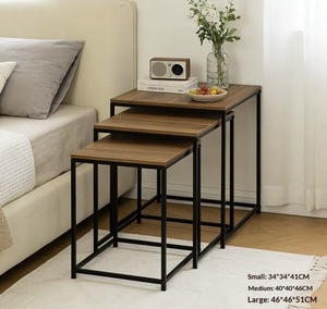 Mesa de Centro de Hierro Plegable Portátil de Lujo Moderna de Unicorn Handicrafts, Muebles de Diseño para Sala de Estar y Hogar - Product Image 5