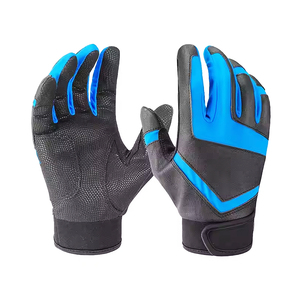 Gants de frappe de baseball avec tissu respirant, adhérence sécurisée, ajustement flexible, paume rembourrée, coutures durables pour l'entraînement et la pratique. - Product Image 6