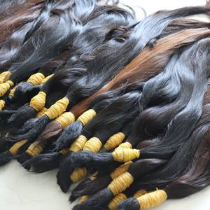 Vente en gros de cheveux humains vietnamiens bruts 100% cheveux humains vietnamiens naturels liste de prix couleur naturelle - Product Image 1
