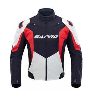 Veste d'équitation d'aventure en textile Cordura sur mesure imperméable pour hommes veste de randonnée blindée renforcée CE coupe-vent - Product Image 1