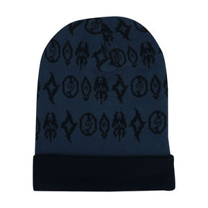 Bonnets d'hiver en tricot jacquard de haute qualité pour adultes, avec logo personnalisé, vente en gros, nouveau style, chauds et confortables. - Product Image 2