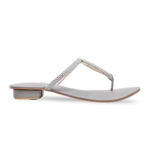 Grey FN0746 Fancy Chappal Vestidos de cóctel elegantes - Product Image 4