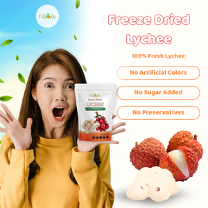 Paquete a granel de lichi liofilizado dulce Premium para bocadillos de frutas-Buen precio - Product Image 3