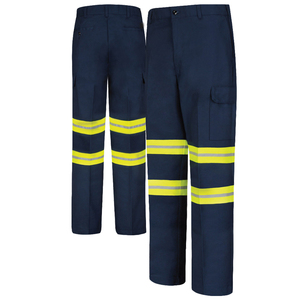 Pantalones de Trabajo de Alta Visibilidad para Hombre, Pantalones de Seguridad Reflectantes, Pantalones Utilitarios Industriales con Bolsillo Lateral 2026 - Product Image 1