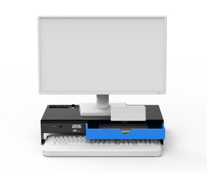 Soporte para monitor combinado con UPS de batería de litio de 600VA para respaldo de energía de computadora con función de carga y puerto USB - Product Image 5
