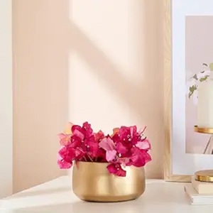 Premium Quality Bowl Shaped With Stand Aluminium Gold Modern <b>Tabletop</b> Flower Vase Set Home Decor Wedding Elegant - Product Image 3
