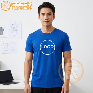GREEK TREASURES Camiseta de manga corta con cuello redondo y forro polar 100% algodón para hombre, fraternidad griega Sigma, transpirable, de secado rápido, corte regular - Product Image 2
