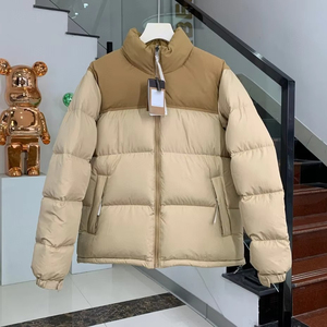 Custom OEM <b>Winter</b> Puffer Jacket Manufacturer Wholesale Warm Down <b>Coat</b> Two Tone Stand Collar Outerwear Heavyweight Puffy <b>Parka</b> - Product Image 3
