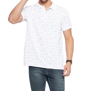 Polo de hombre con logotipo personalizado de buena calidad, ropa de calle de verano de talla grande, Polo de Golf en blanco a la moda, bordado transpirable - Product Image 1