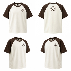 เสื้อยืดแร็กแลนสีขาวและสีน้ำตาลแบบสั่งทำพิเศษ – เสื้อยืดสตรีทแวร์ผ้าฝ้ายพรีเมียมทรงโอเวอร์ไซส์สำหรับผู้ชายและผู้หญิง - Product Image 6