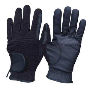 Horse Riding Gloves <b>Full</b> Finger PU Leather Anti <b>Slip</b> Touch Screen Outdoor Men Summer Breathable - Product Image 3